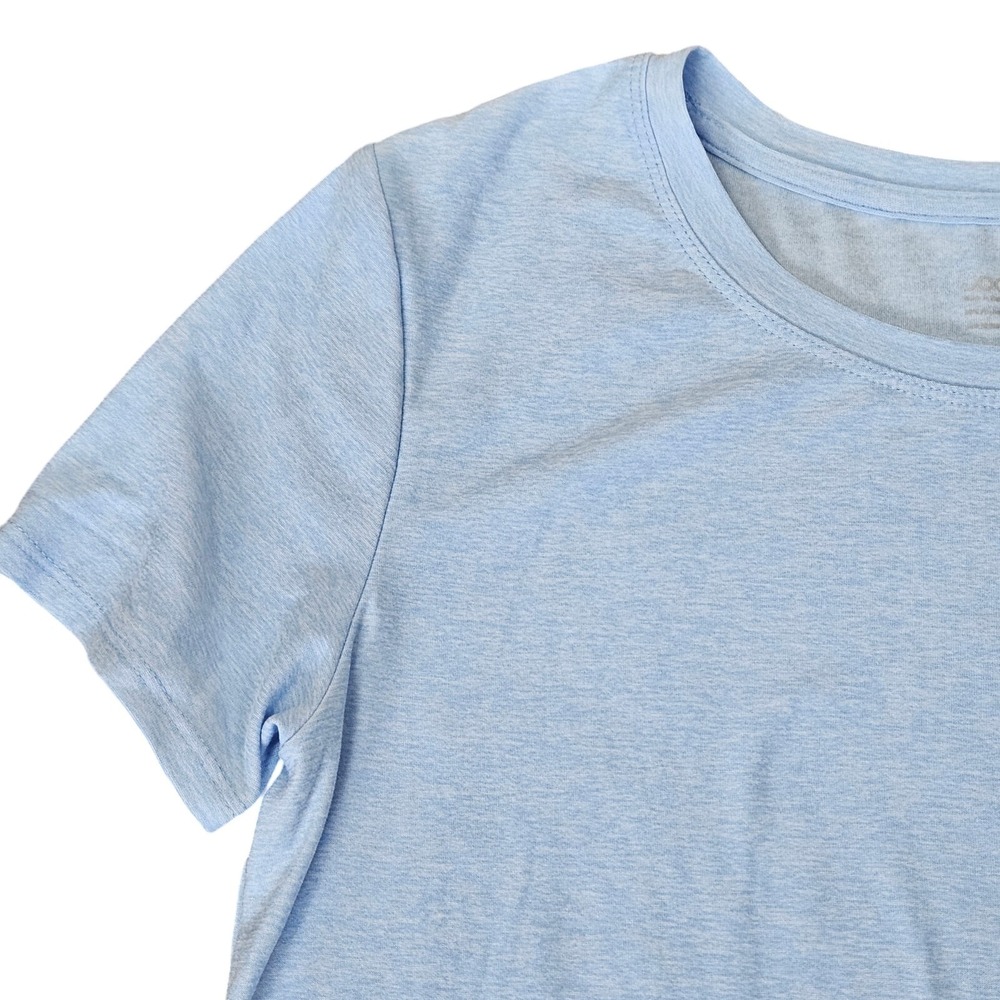 Jockey Women's 2 Pack Essential Short Sleeve T Shirts Blue Ivory Size X Small - Picture 3 of 14
